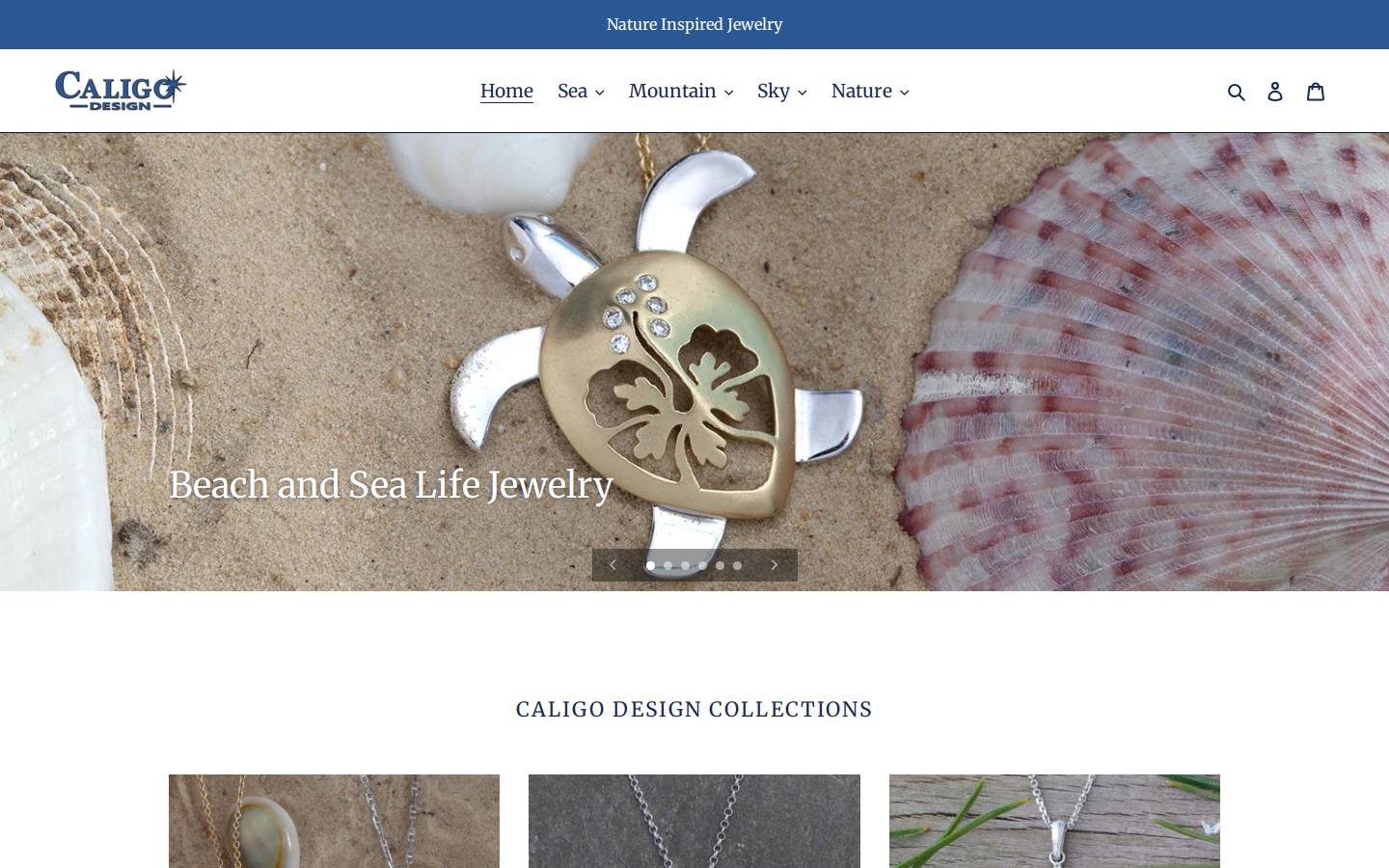 caligodesign.com homepage screenshot