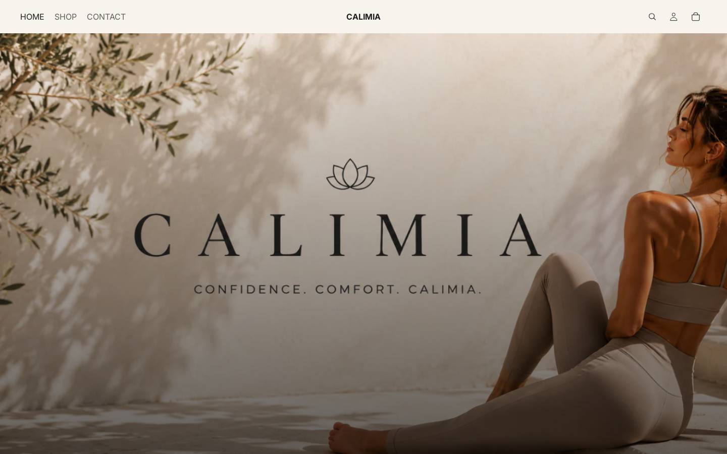 calimia.com homepage screenshot