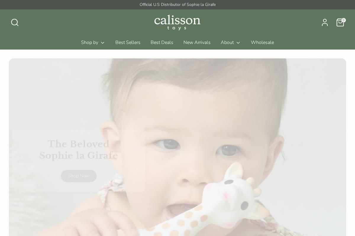 Calissons du Roy René homepage screenshot