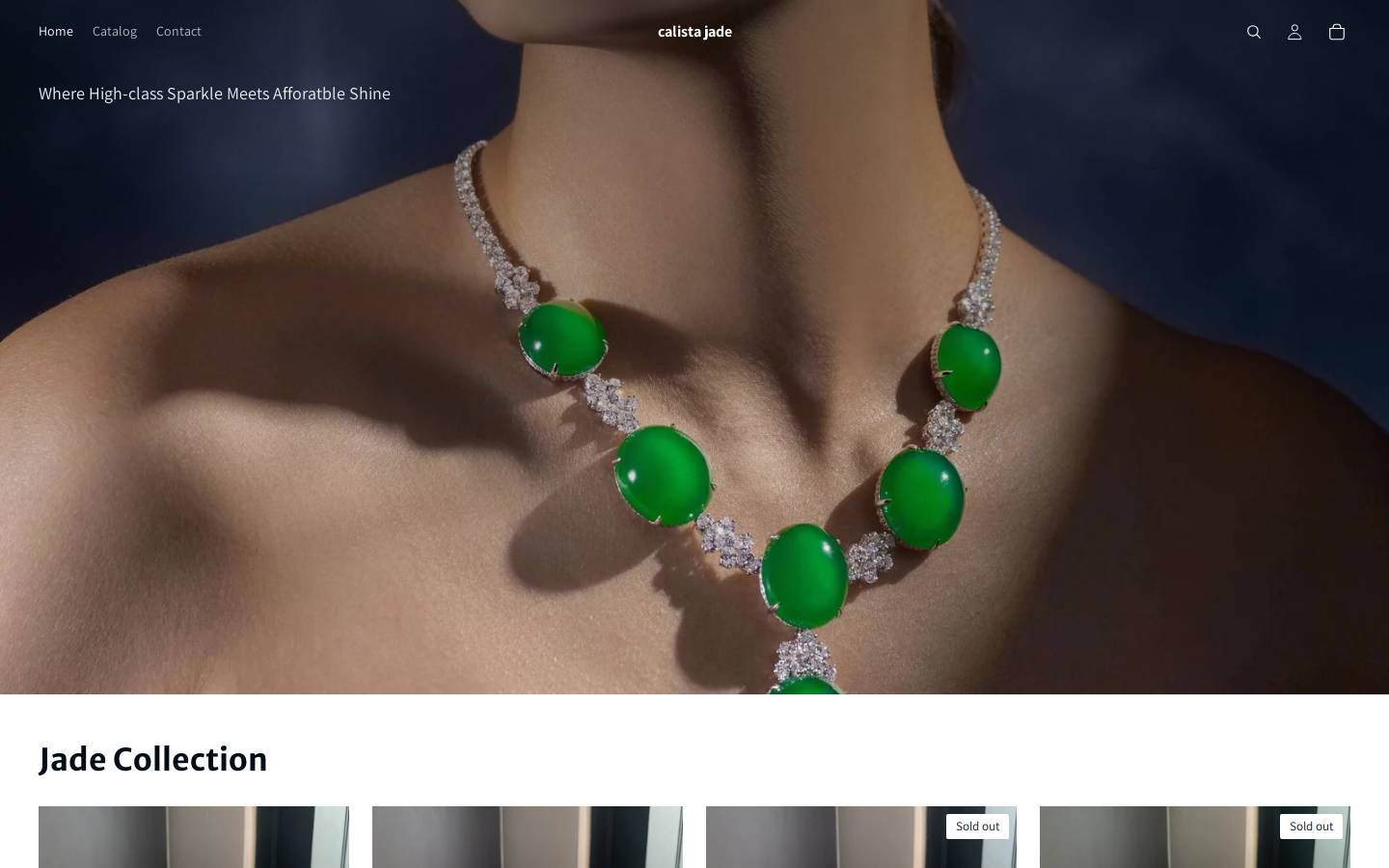 calistajade.co homepage screenshot