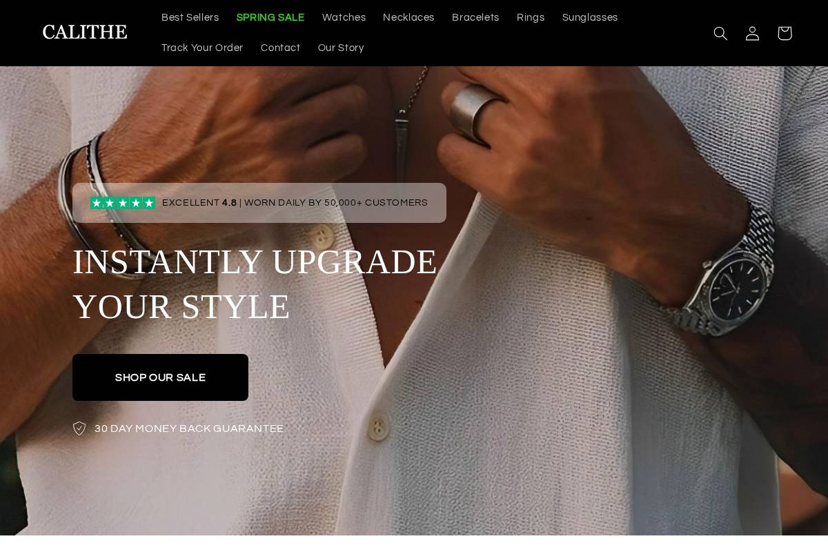 calitheshop.com homepage screenshot