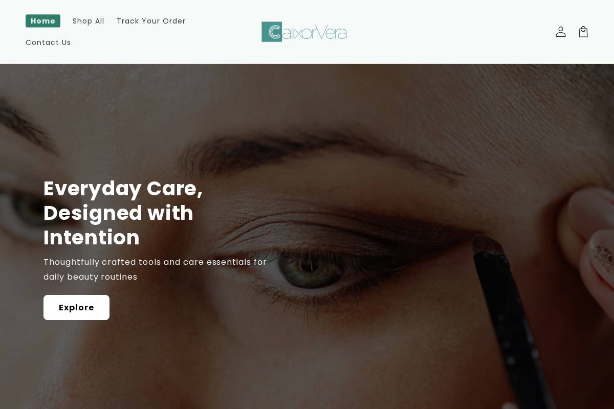 calixorvera.com homepage screenshot