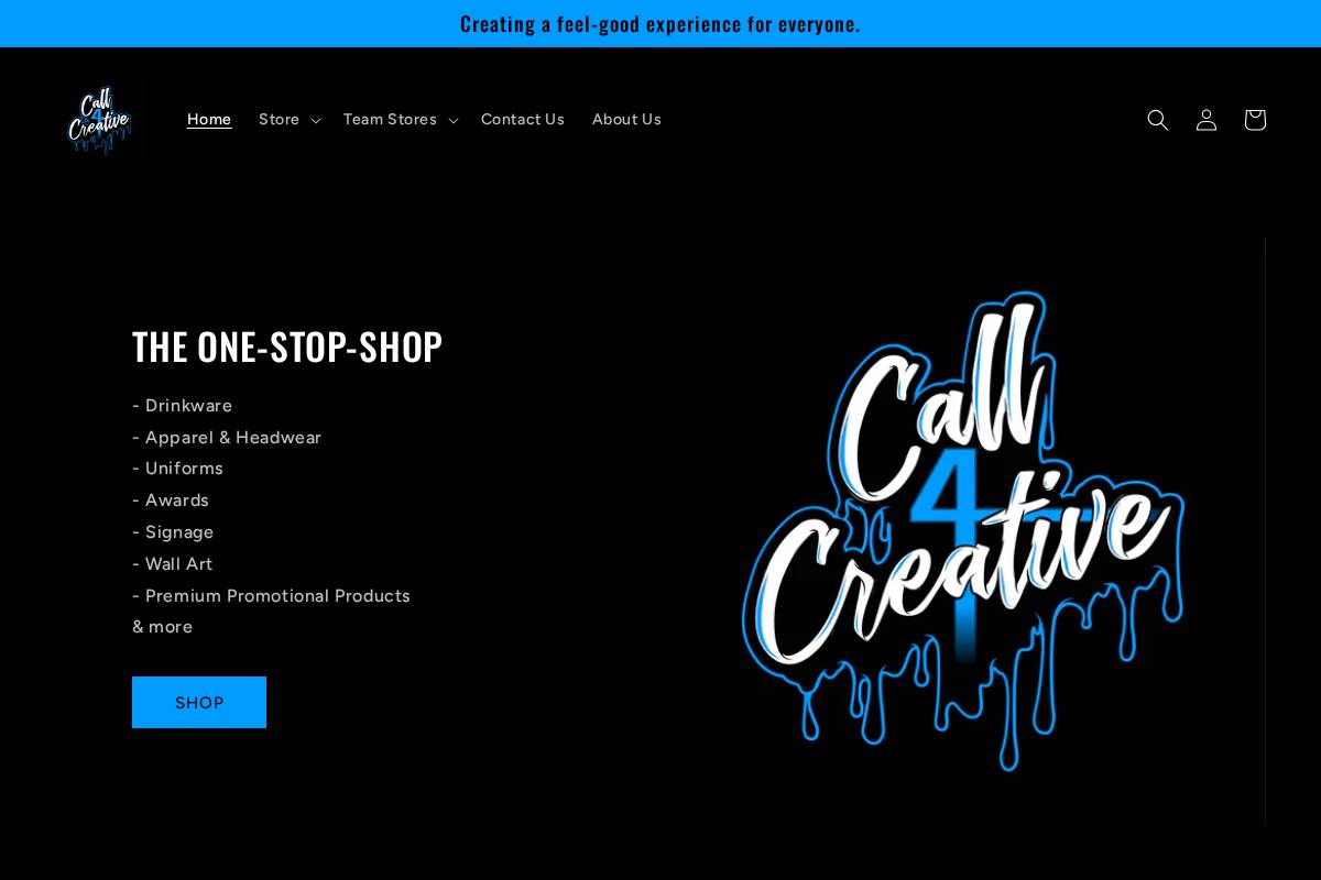 call4creative.com homepage screenshot