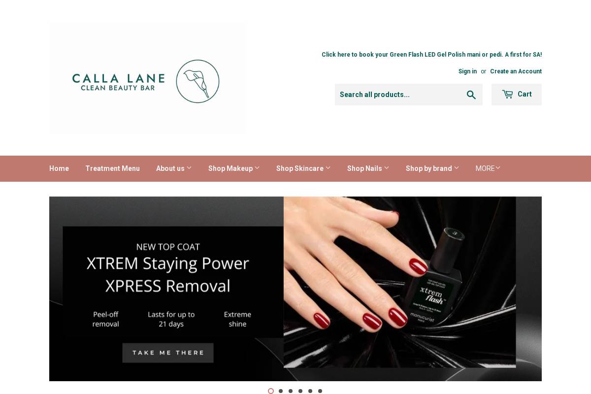 callalane.co homepage screenshot
