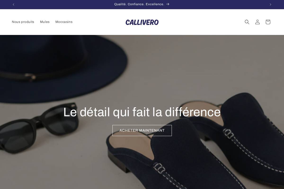 callivero.com homepage screenshot