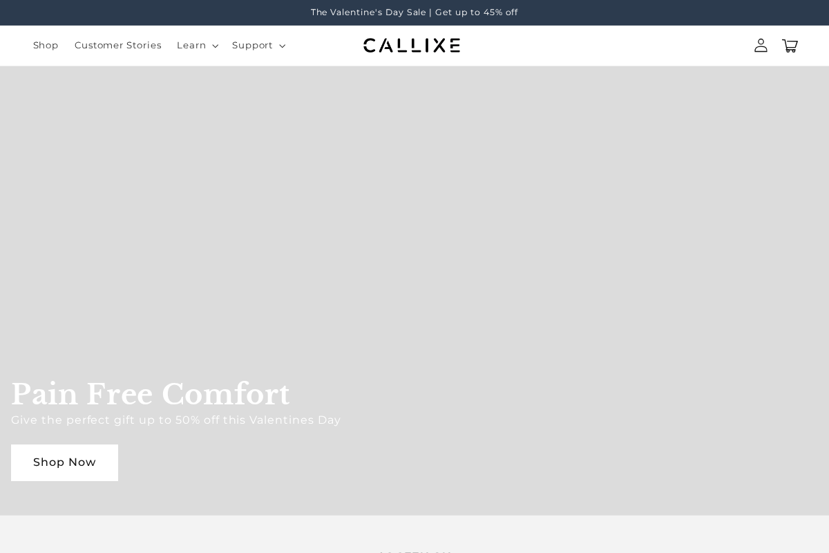 CALLIXE homepage screenshot