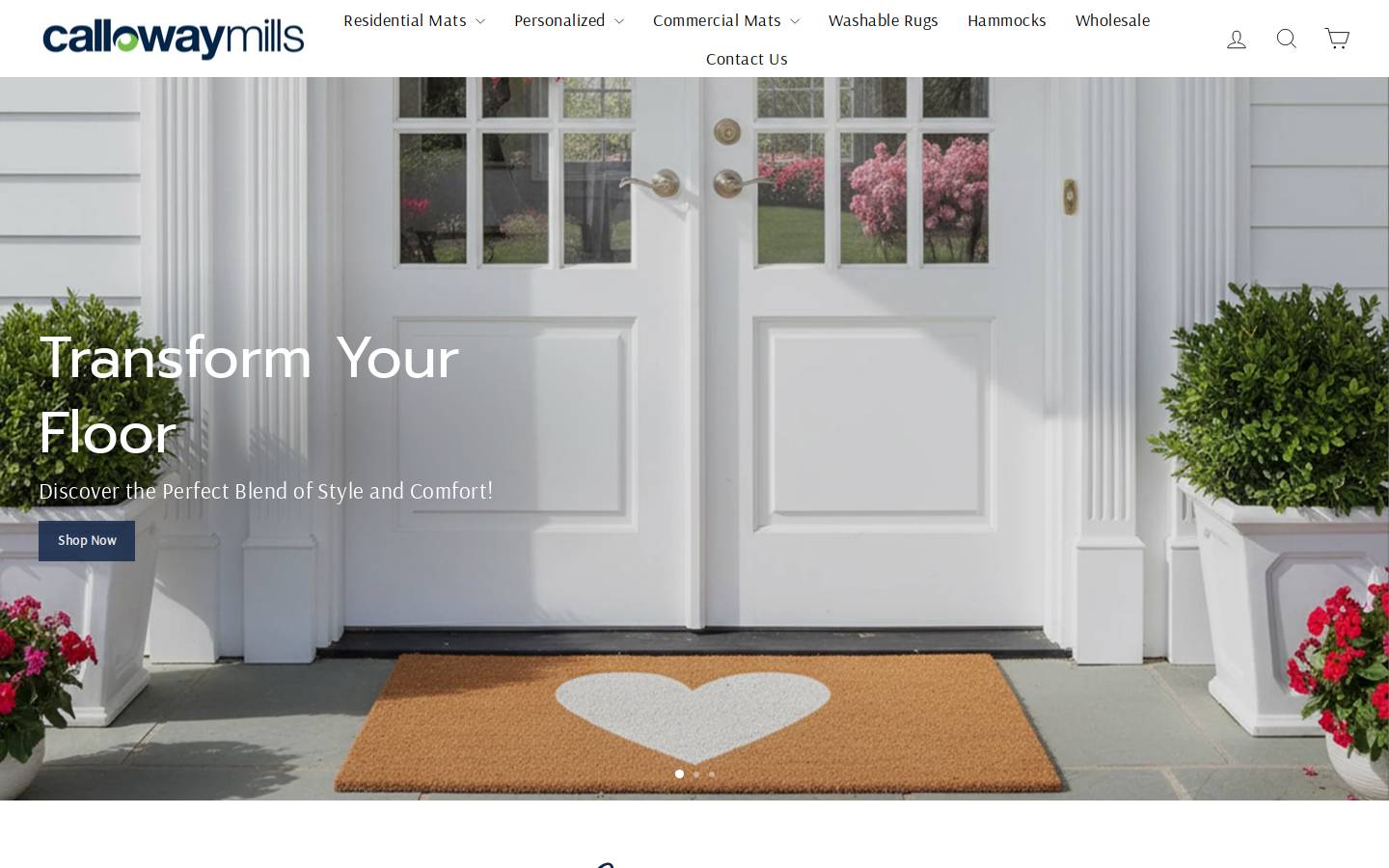 callowaymills.com homepage screenshot