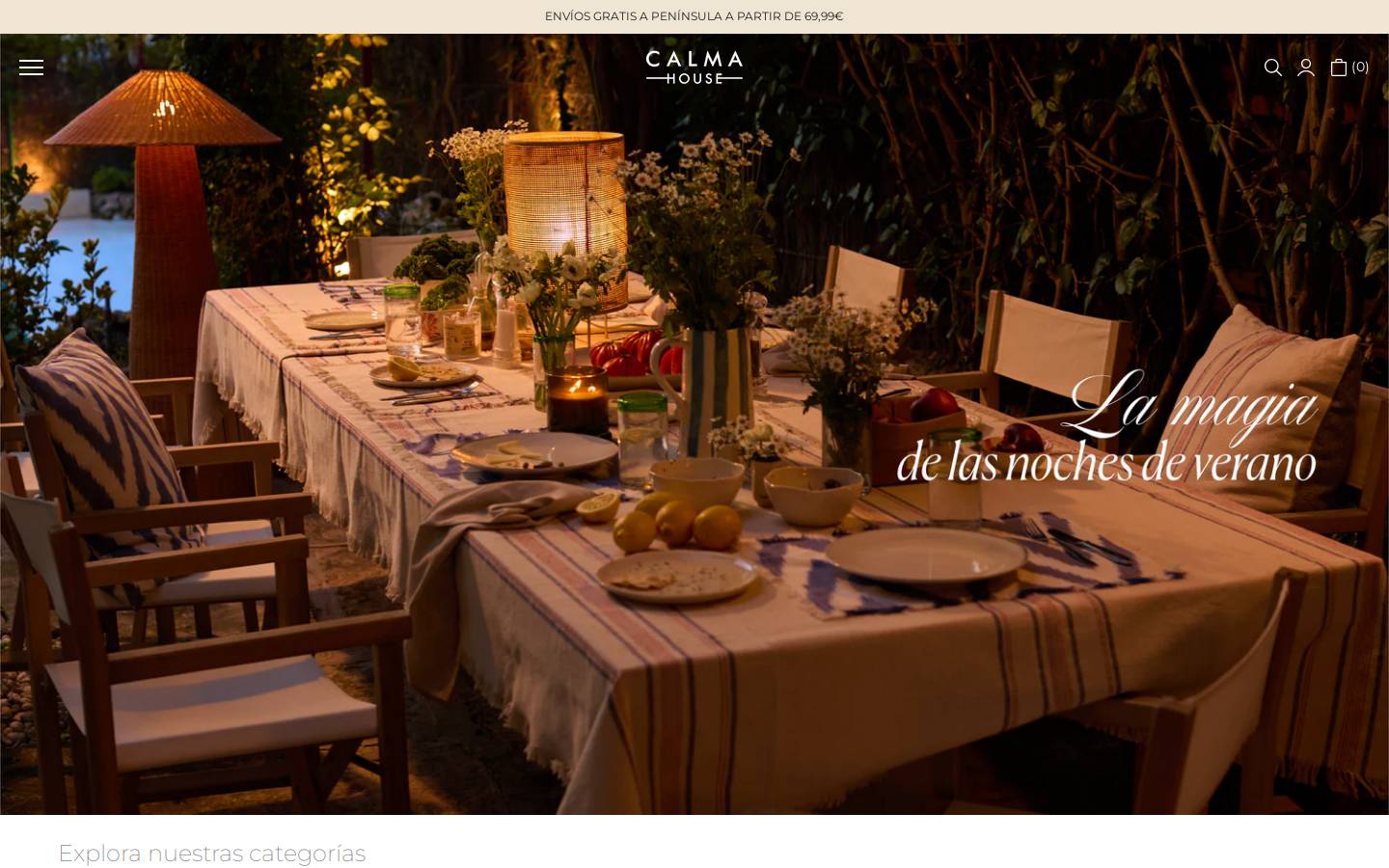 calmahouse.com homepage screenshot