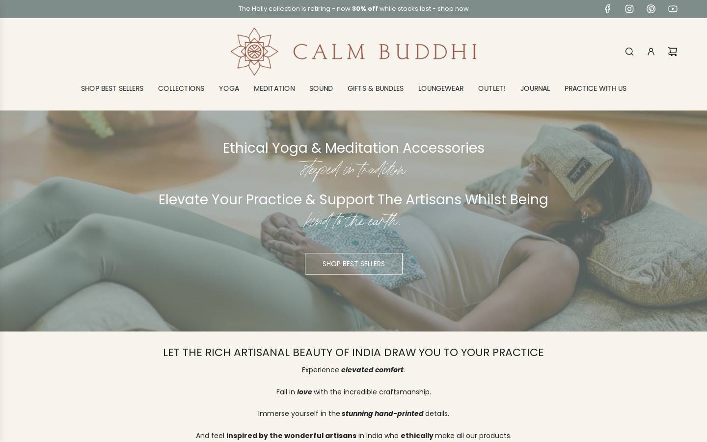 calmbuddhi.com.au homepage screenshot