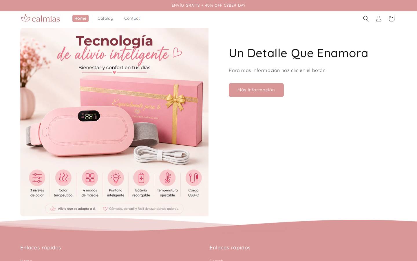 calmias.store homepage screenshot