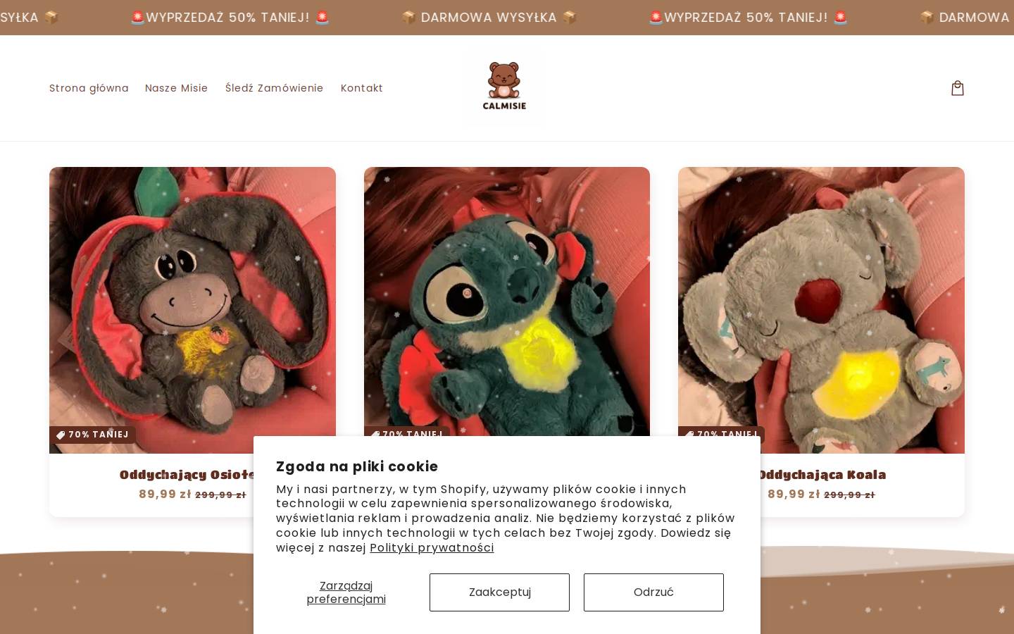 calmis.pl homepage screenshot