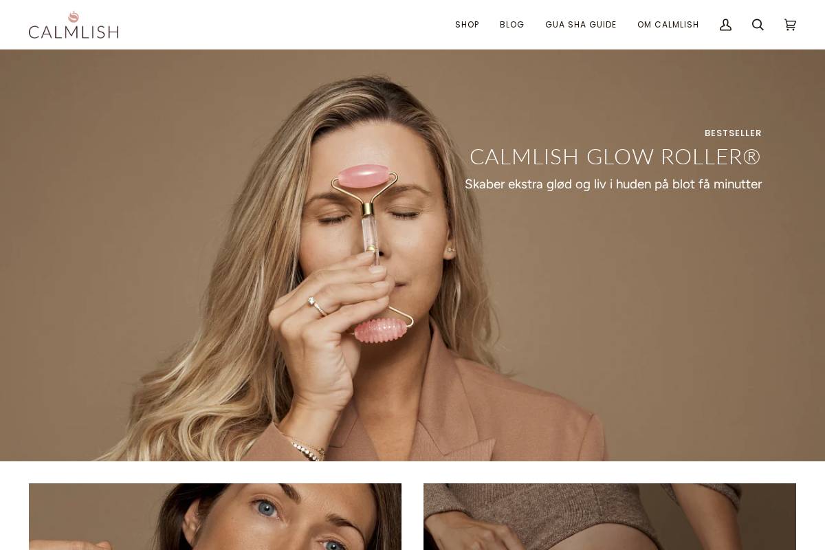 Calmlish homepage screenshot