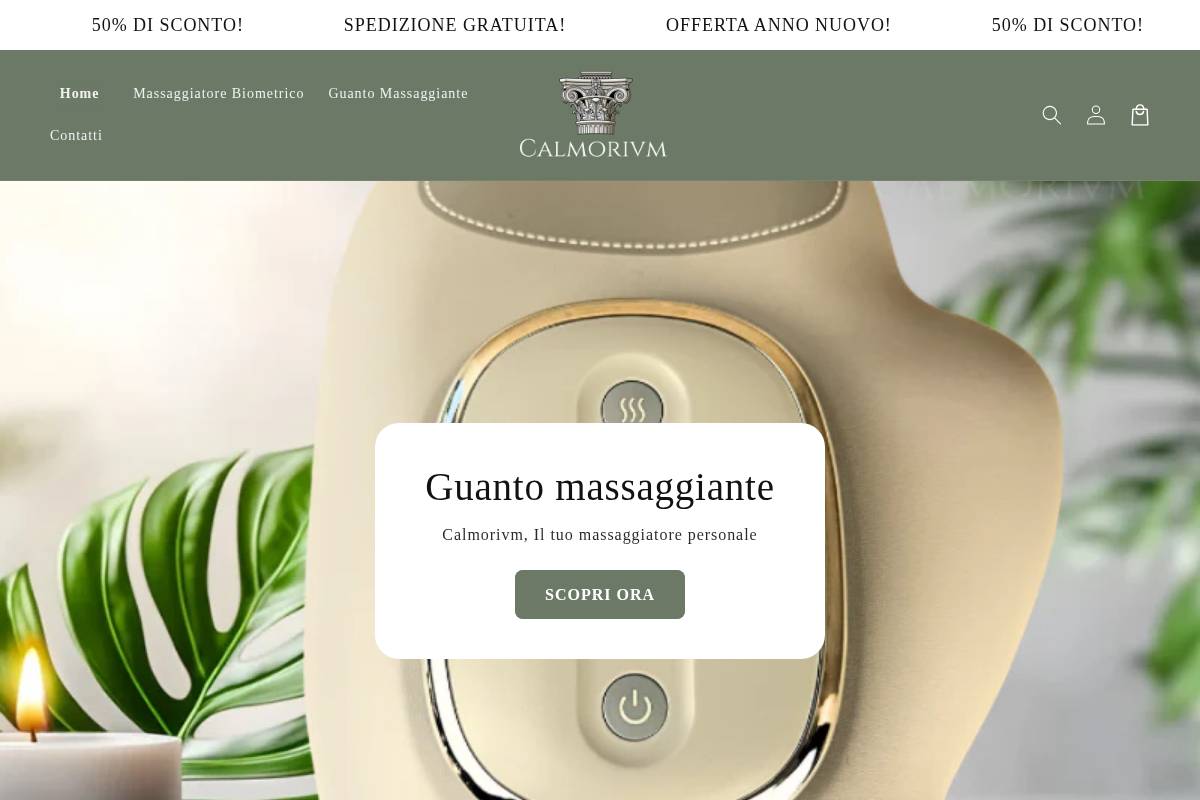calmorium.com homepage screenshot