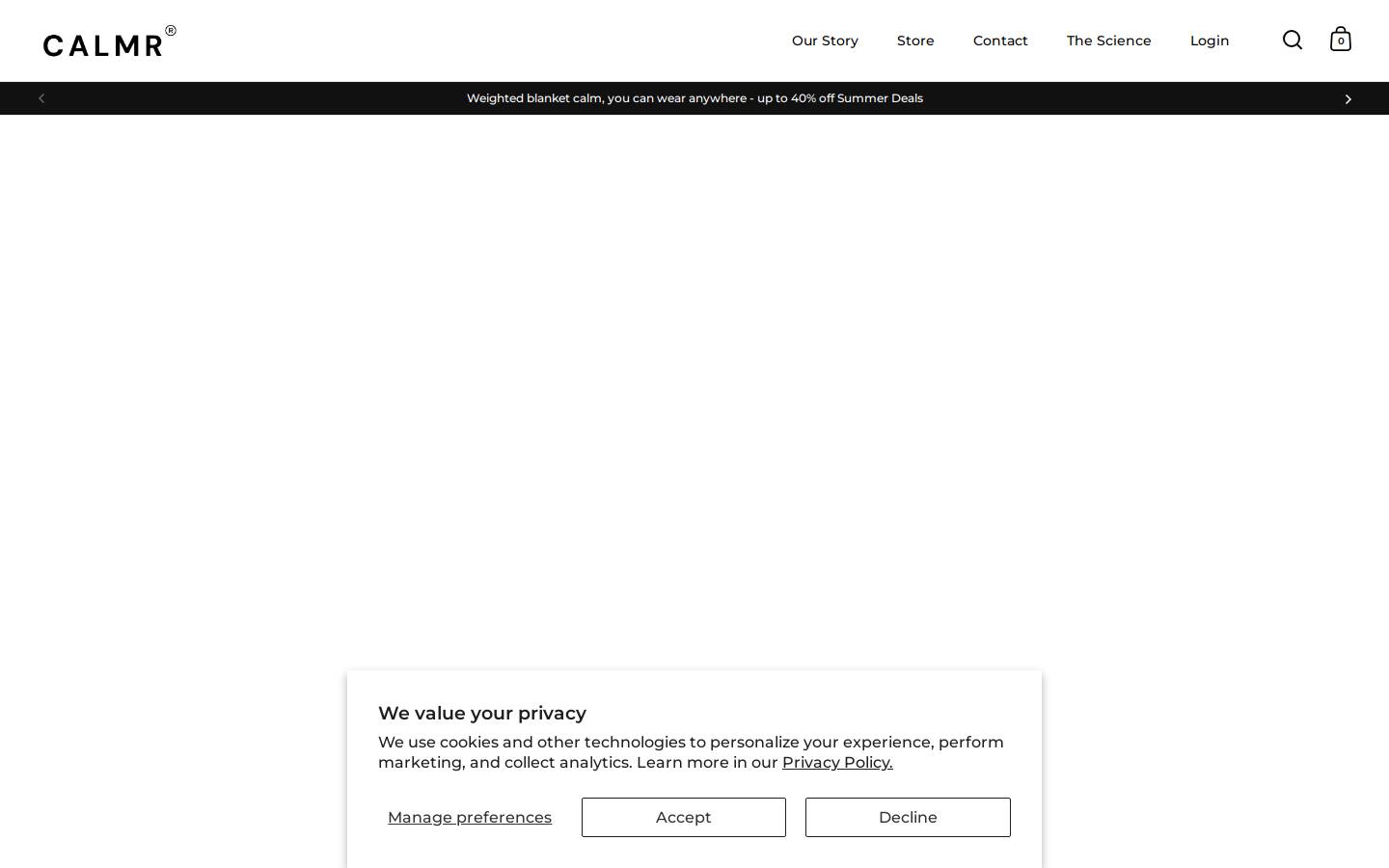 Calmrpeople homepage screenshot