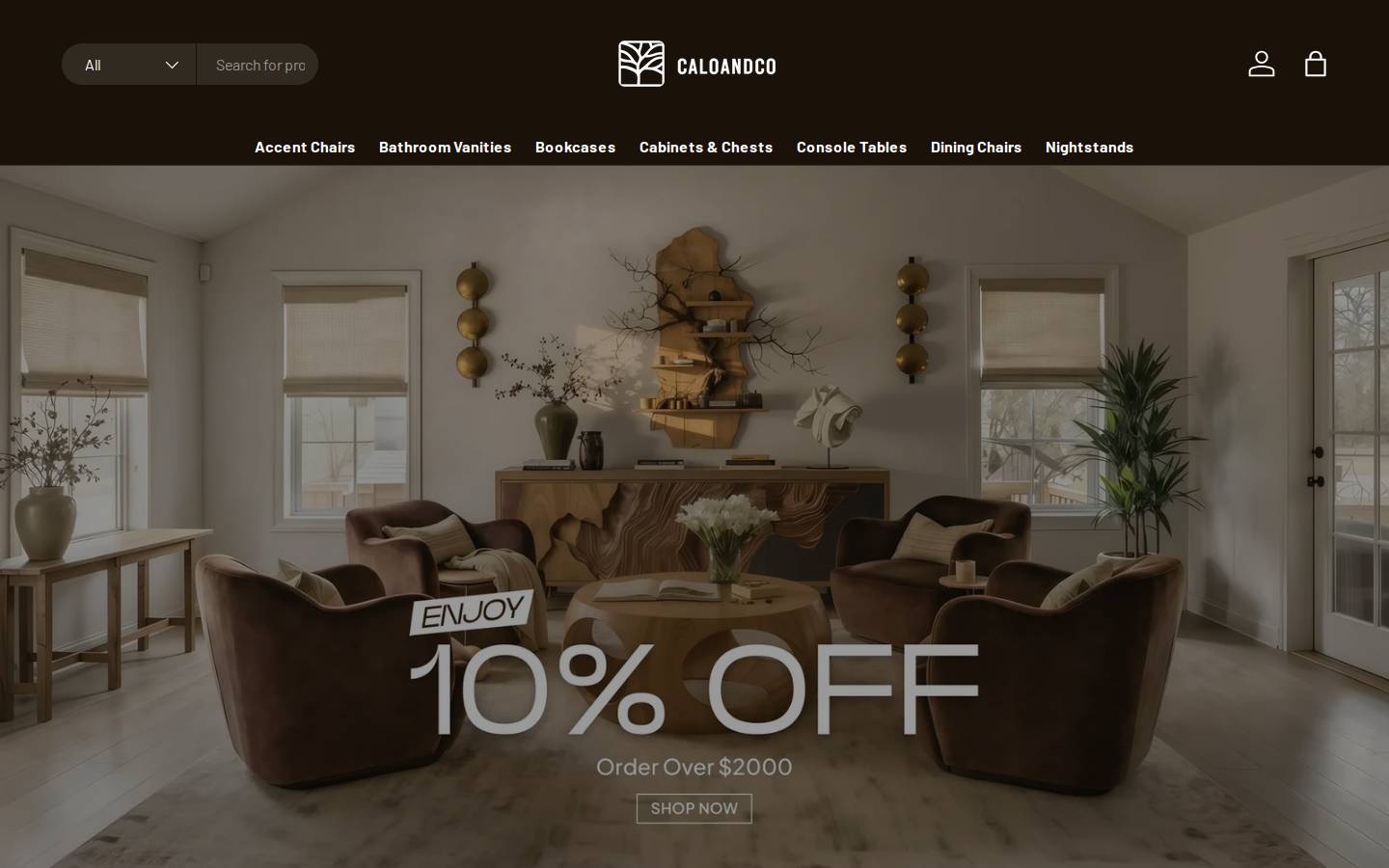 Caloandco homepage screenshot