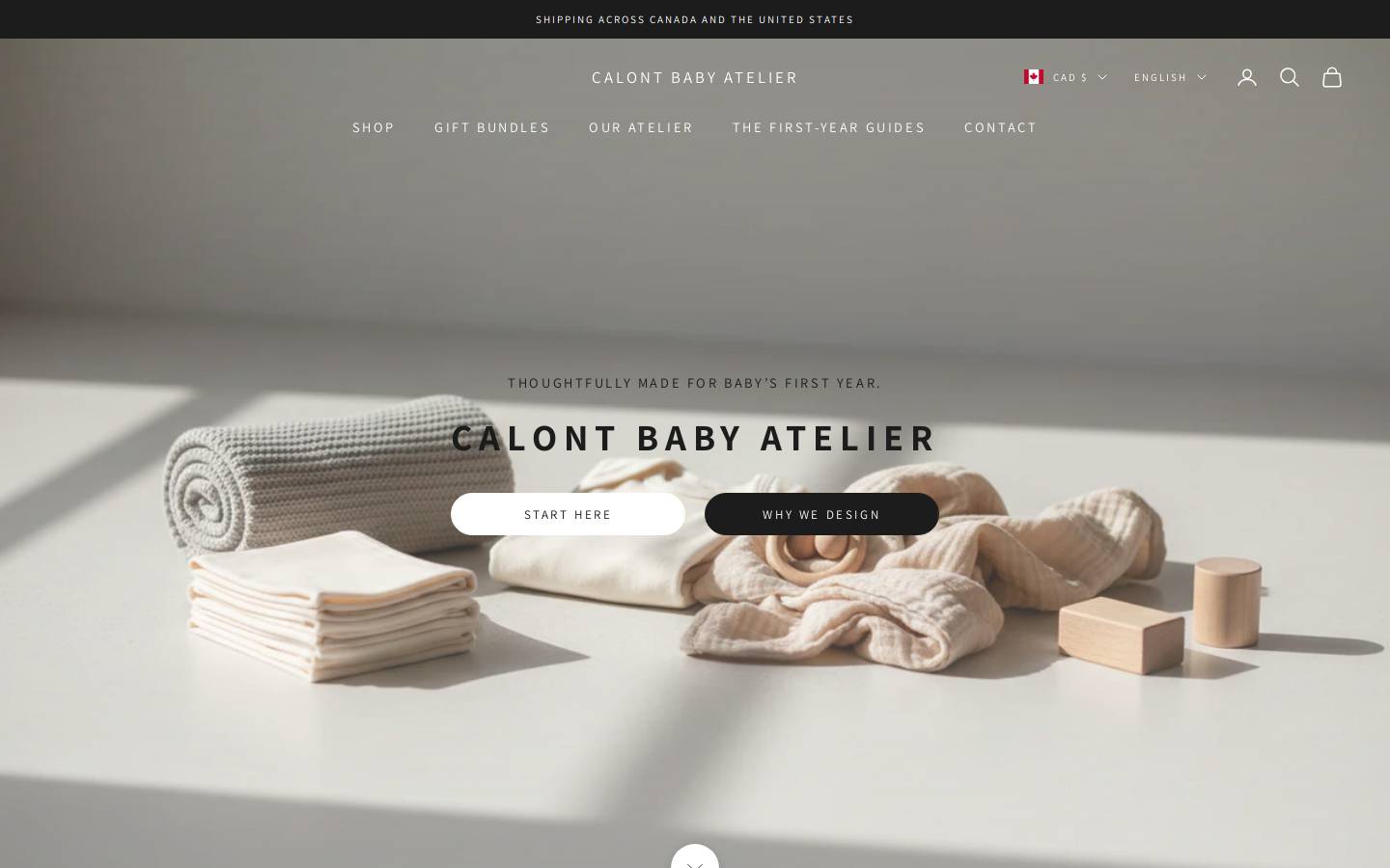 calont.com homepage screenshot