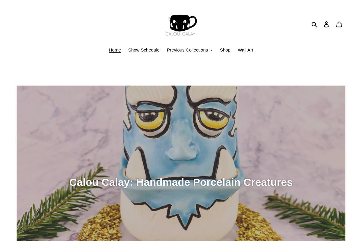 caloucalay.com homepage screenshot