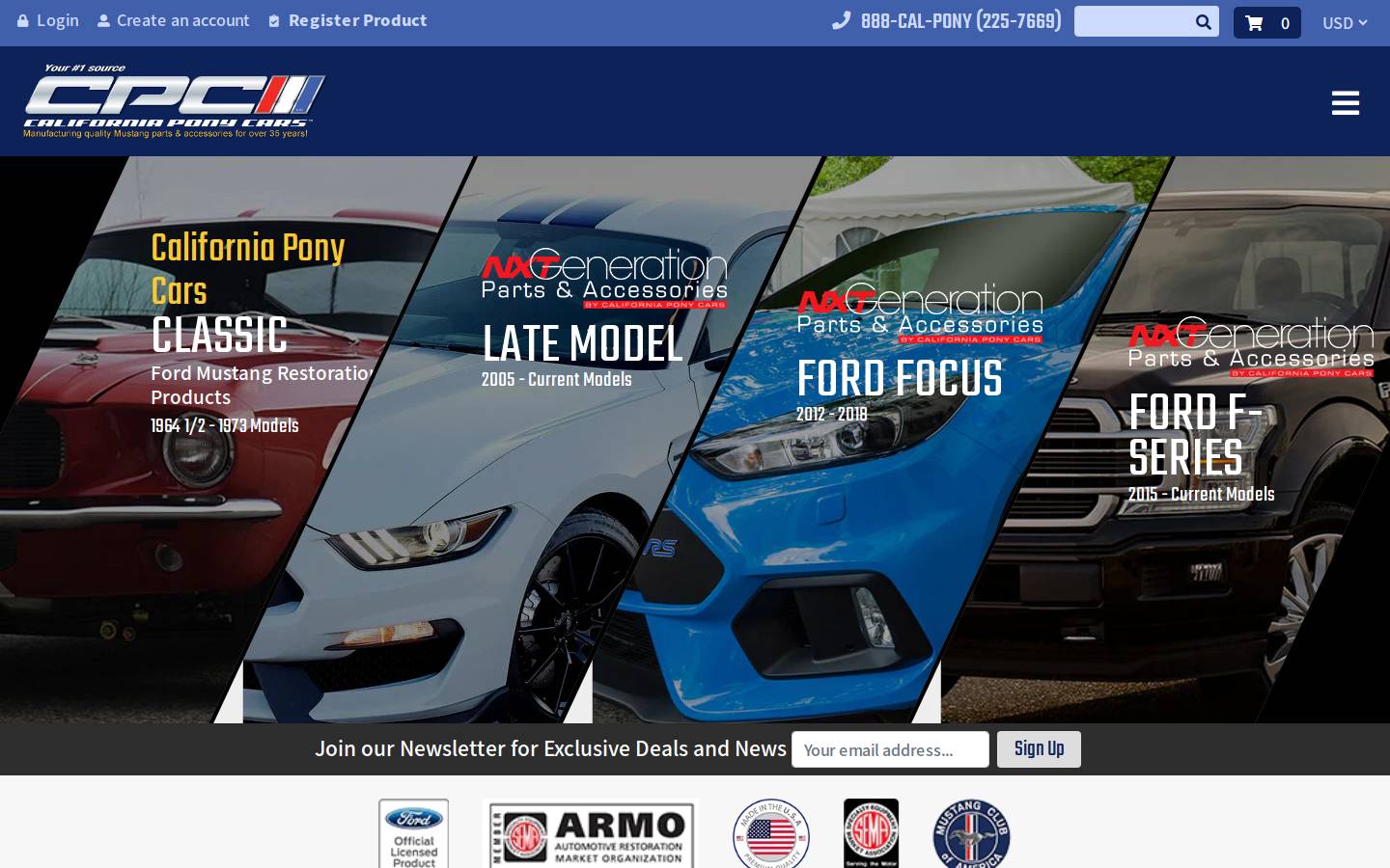 calponycars.com homepage screenshot