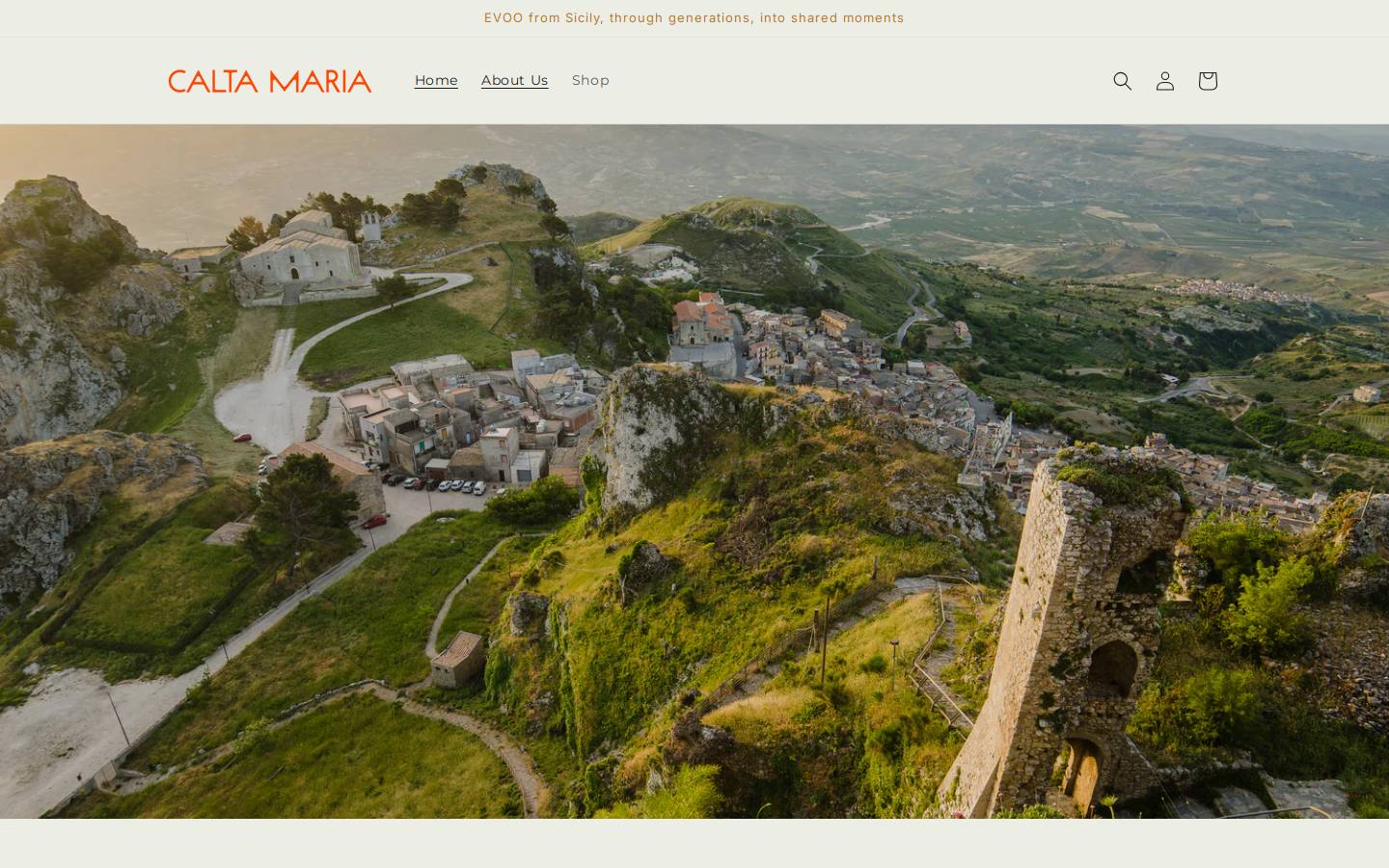 caltamaria.com homepage screenshot