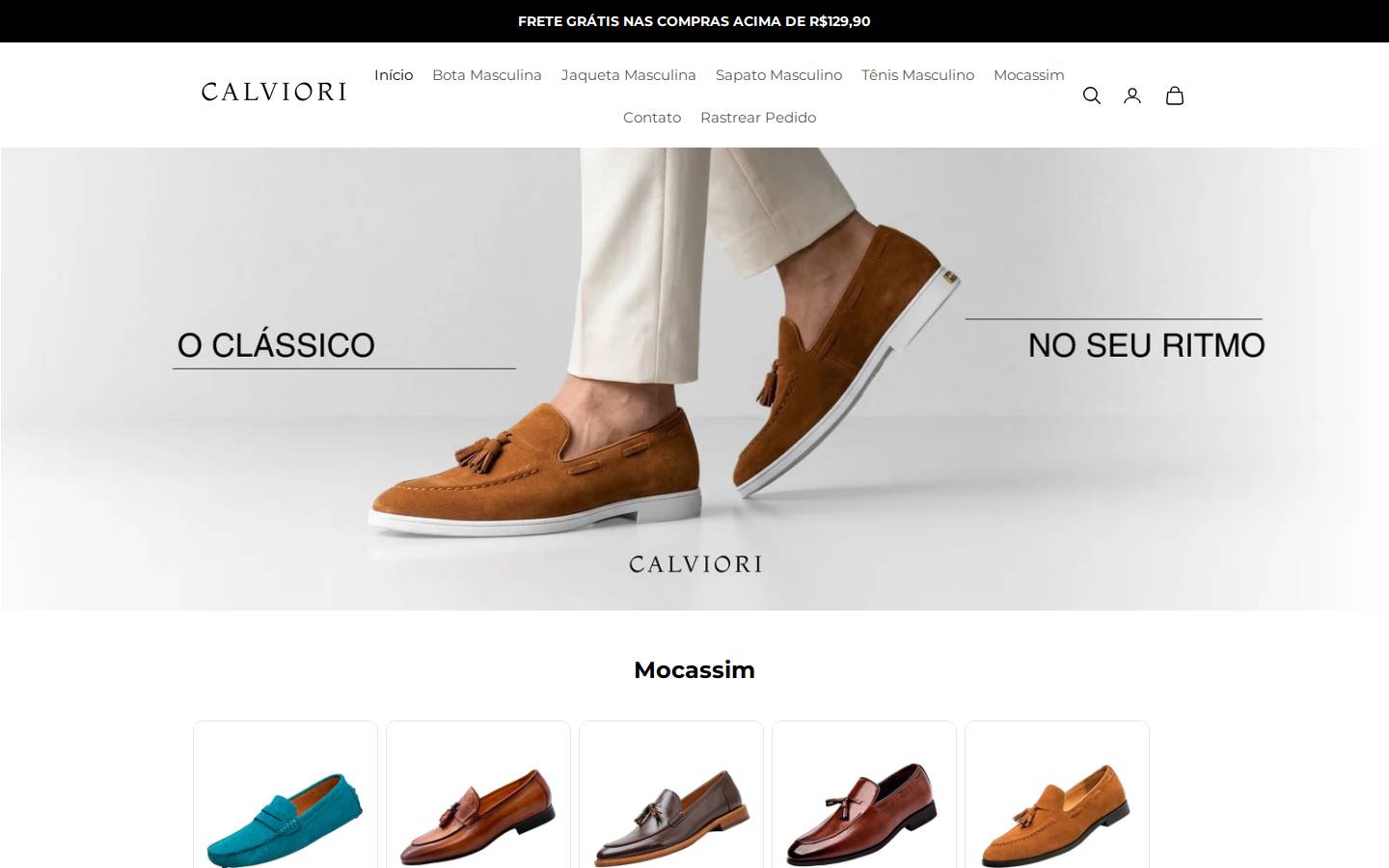 calviori.com homepage screenshot