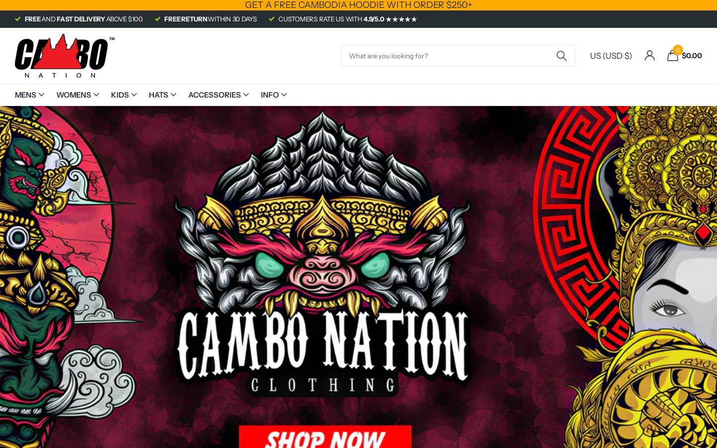 cambonation.com homepage screenshot