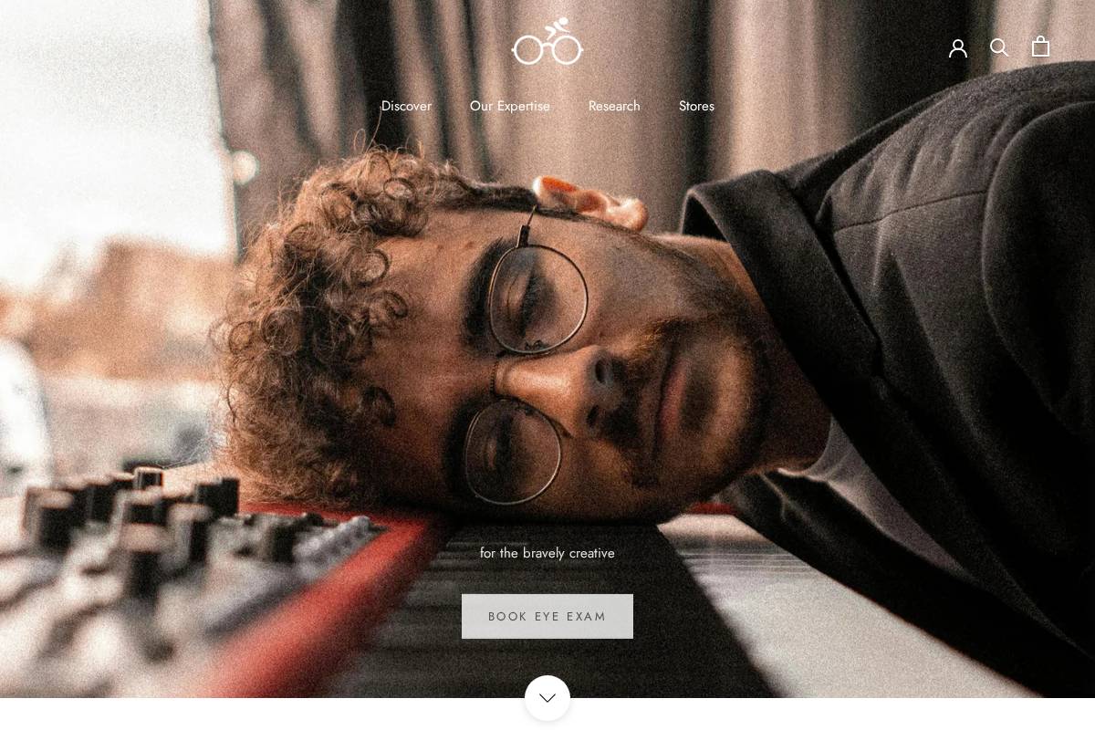 Cambridge Spectacle Co. homepage screenshot