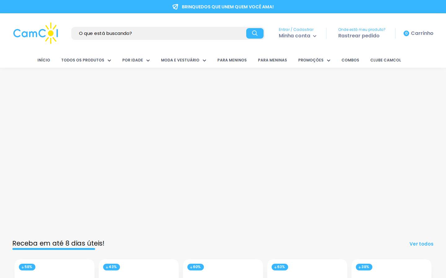 camcol.com.br homepage screenshot