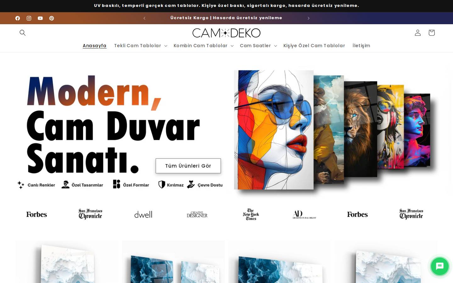 camdeko.com homepage screenshot