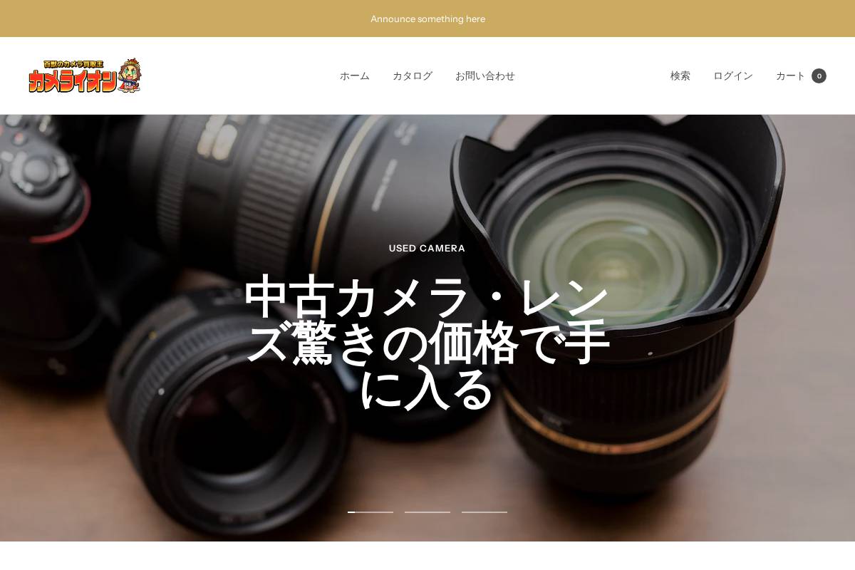 camelion-store.com homepage screenshot