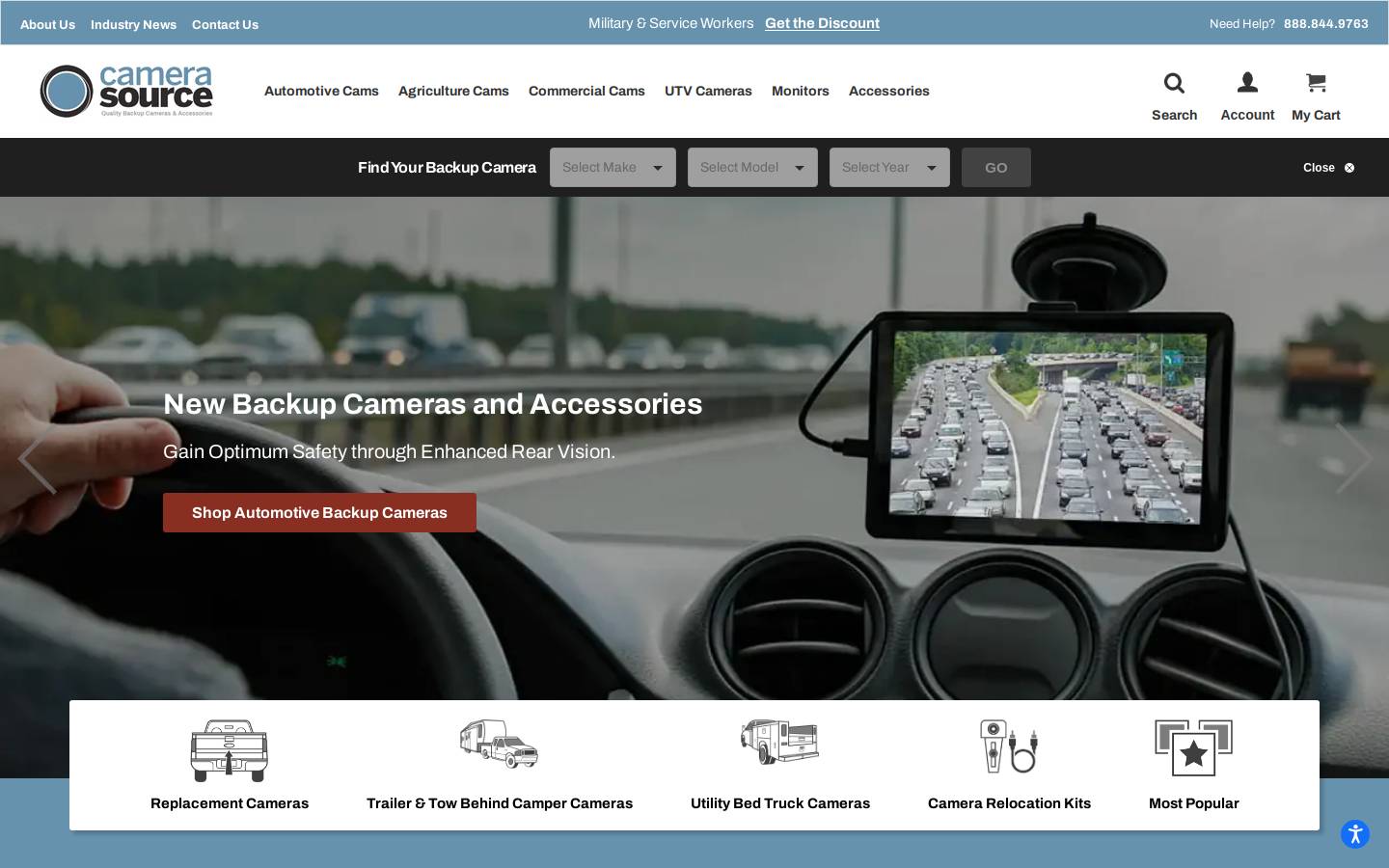 camerasource.com homepage screenshot