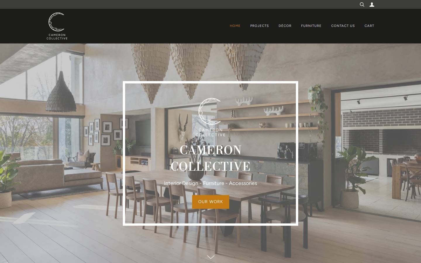 cameroncollective.co.za homepage screenshot