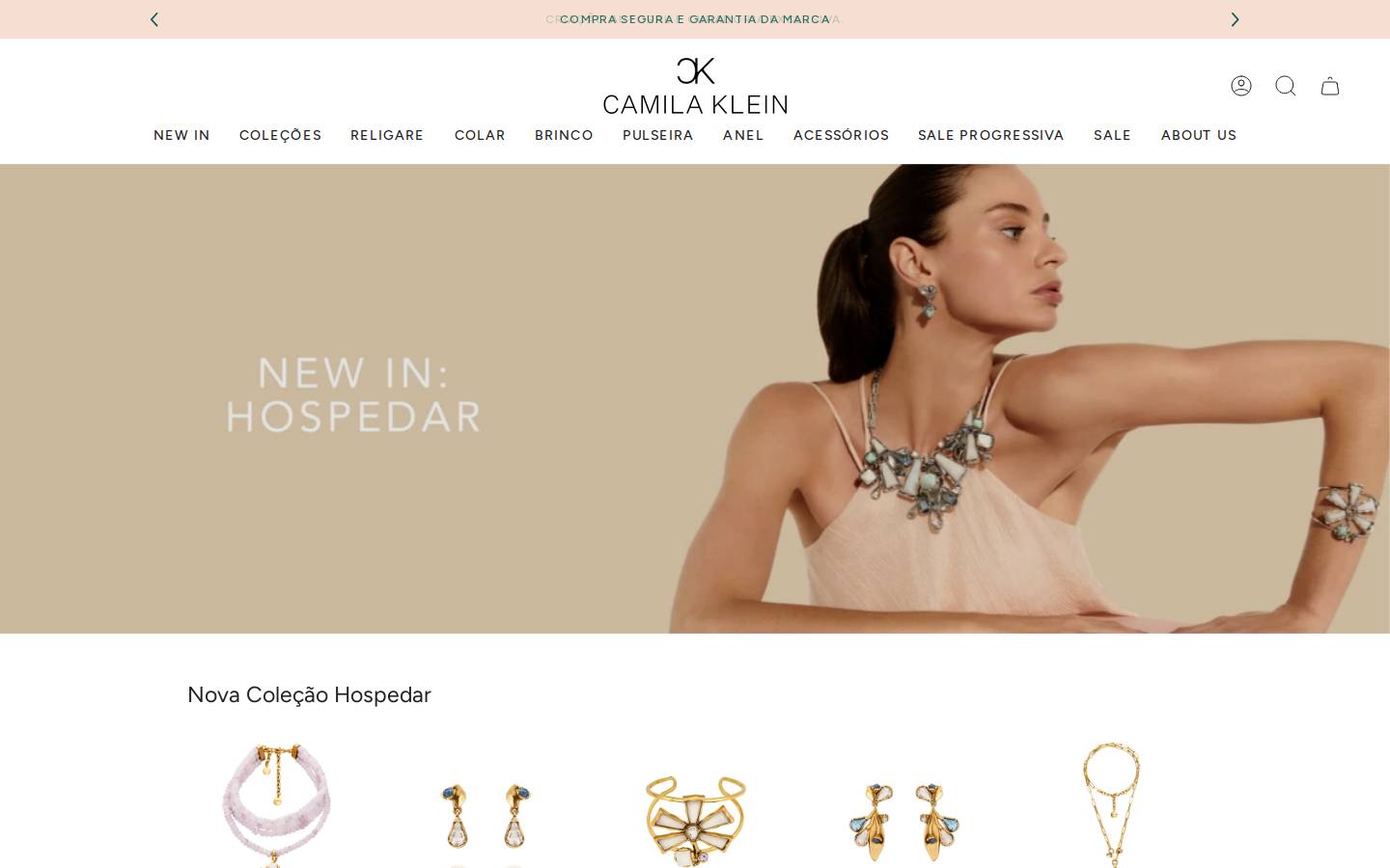 camilaklein.com.br homepage screenshot