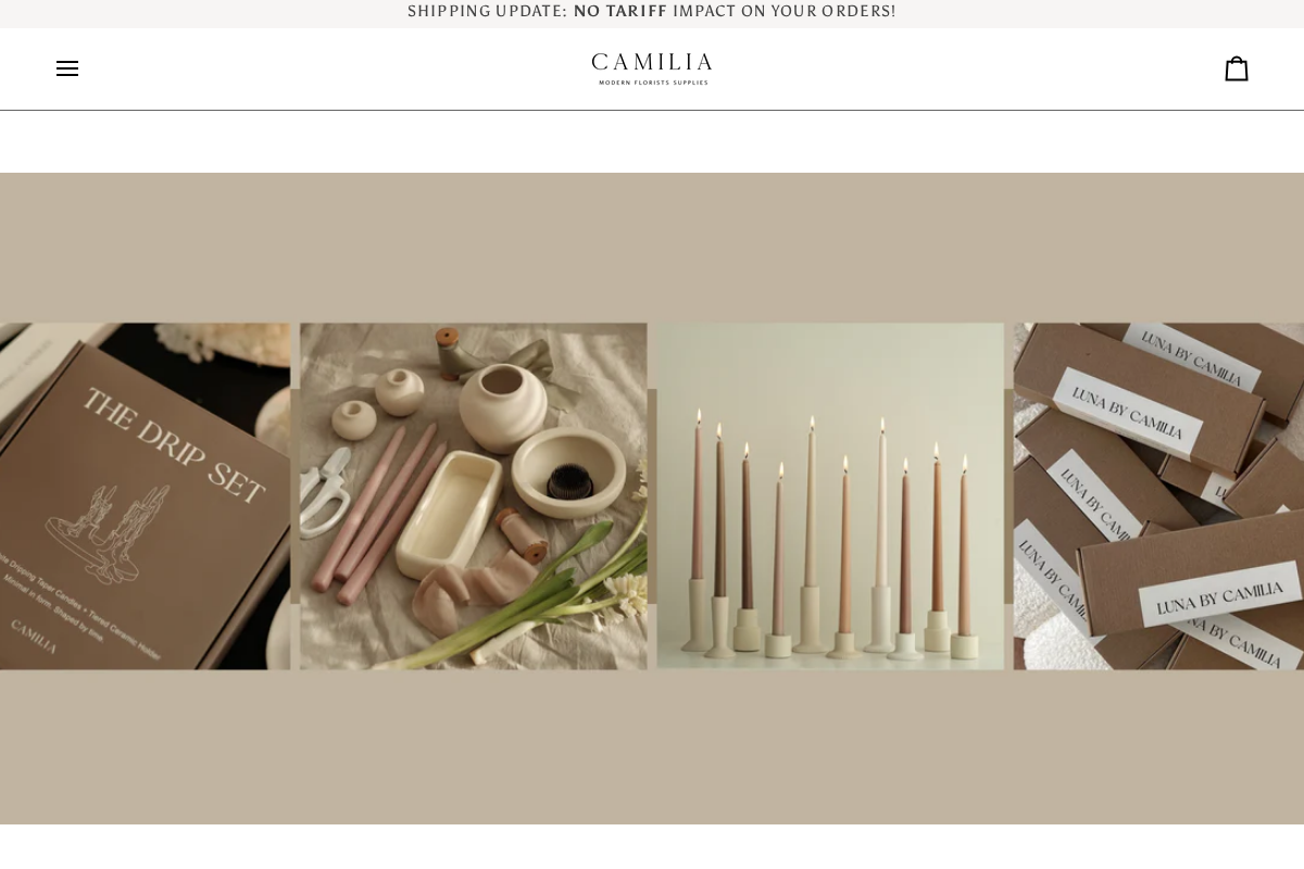 camiliasupply.com homepage screenshot