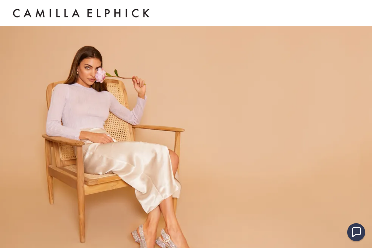 Camillaelphick homepage screenshot