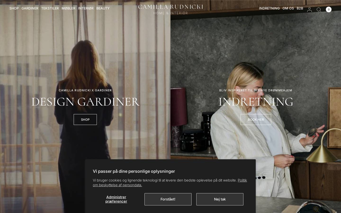 Camillarudnicki homepage screenshot