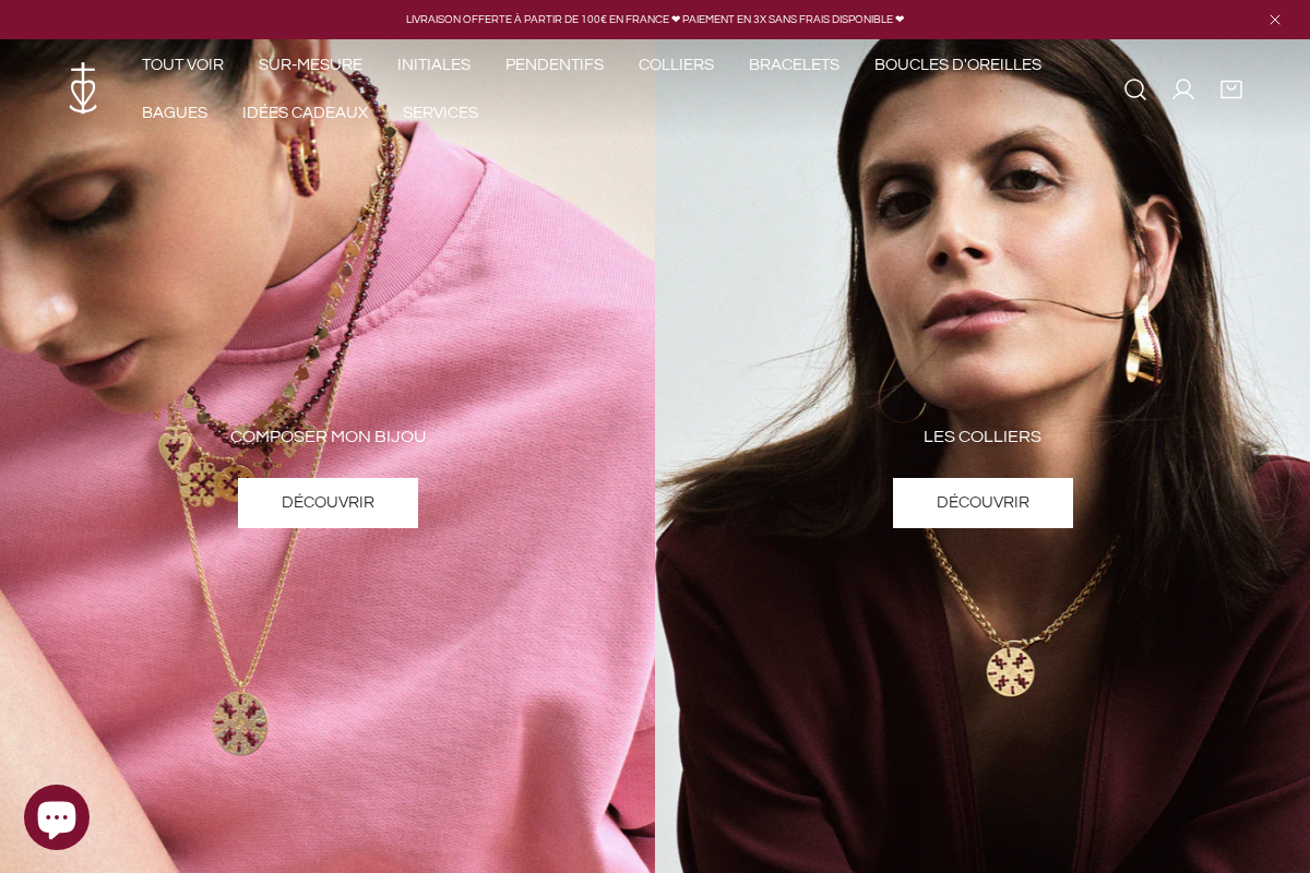 Camille Enrico homepage screenshot