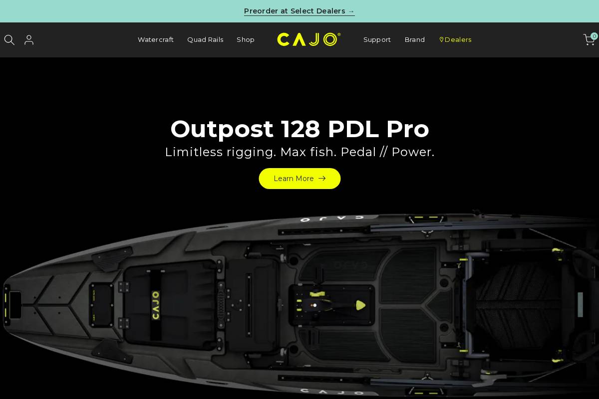 Camino Journey homepage screenshot
