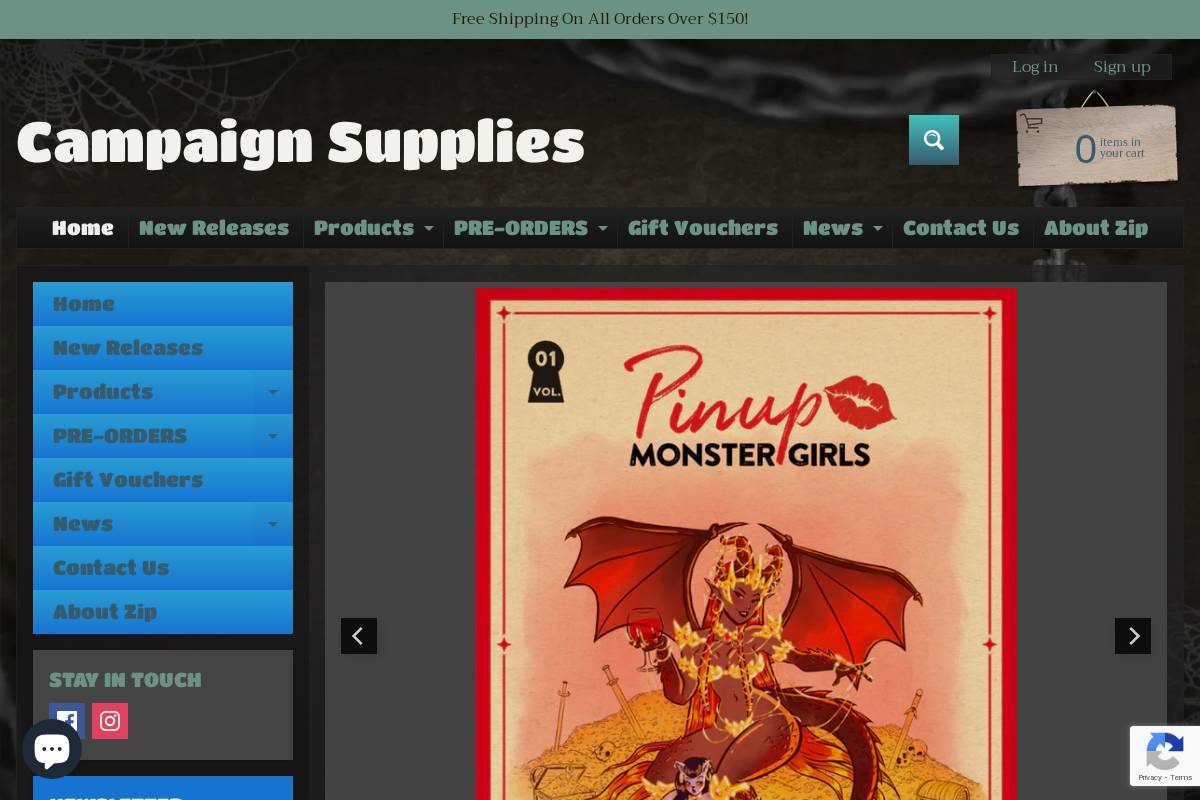 campaignsupplies.com.au homepage screenshot