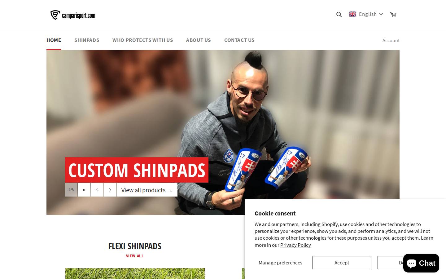 camparisport.com homepage screenshot