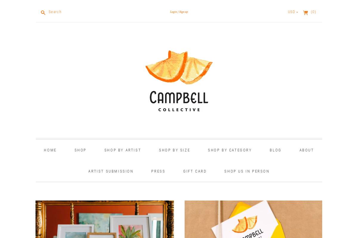 campbellcollective.co homepage screenshot
