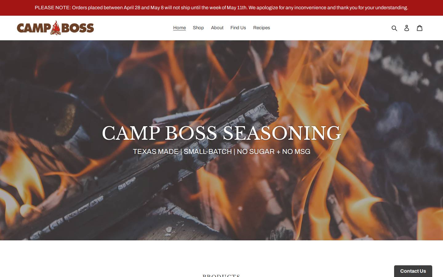 campbossbrands.net homepage screenshot