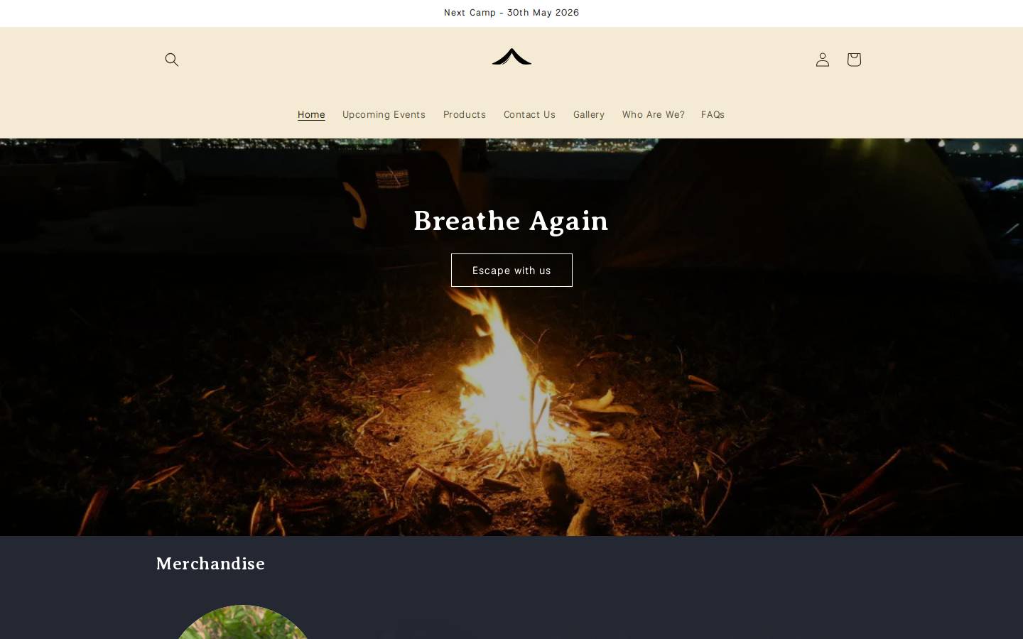 campnco.com homepage screenshot