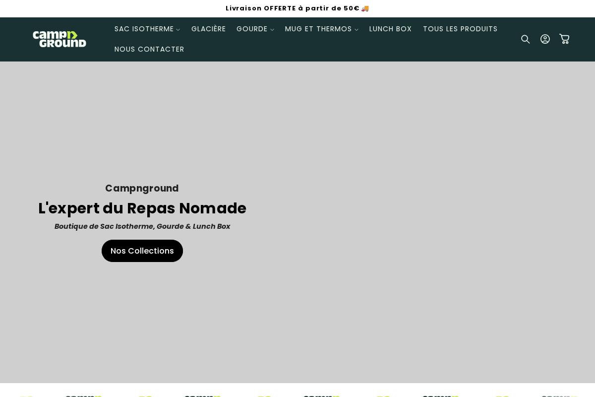 Campnground homepage screenshot