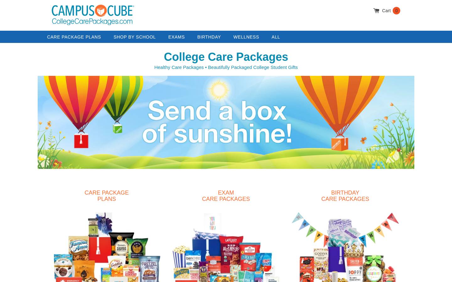 campus-cube.com homepage screenshot