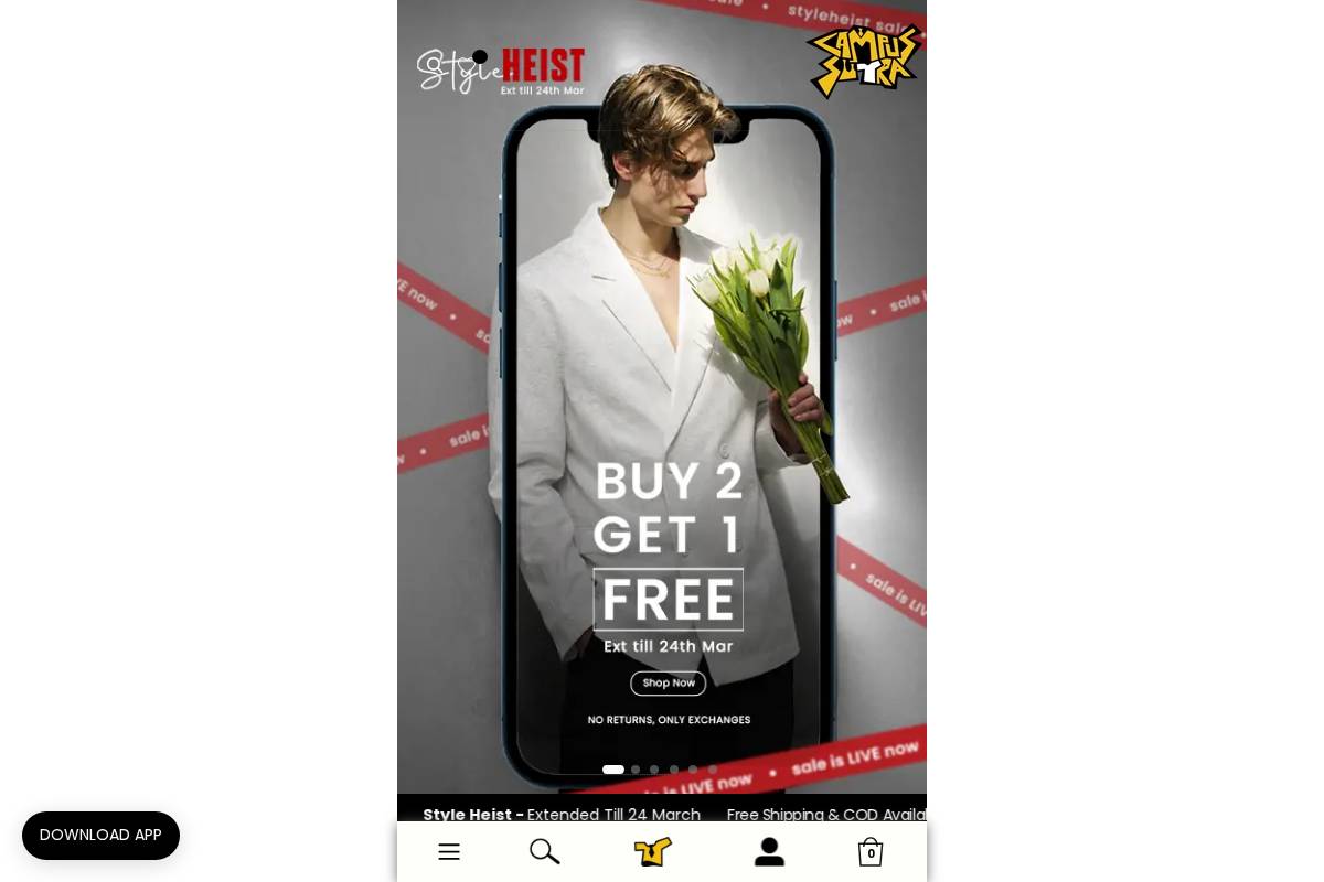 campussutra.com homepage screenshot