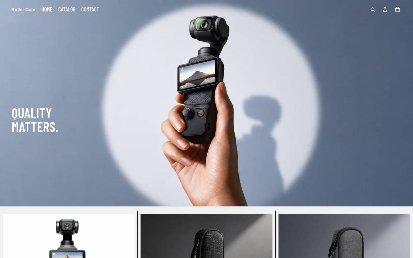 camroll.store homepage screenshot