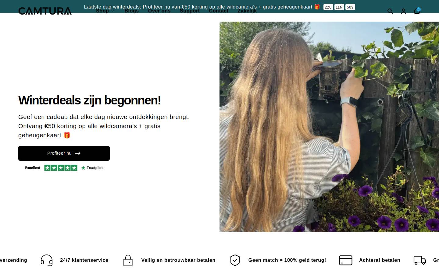 camtura.com homepage screenshot