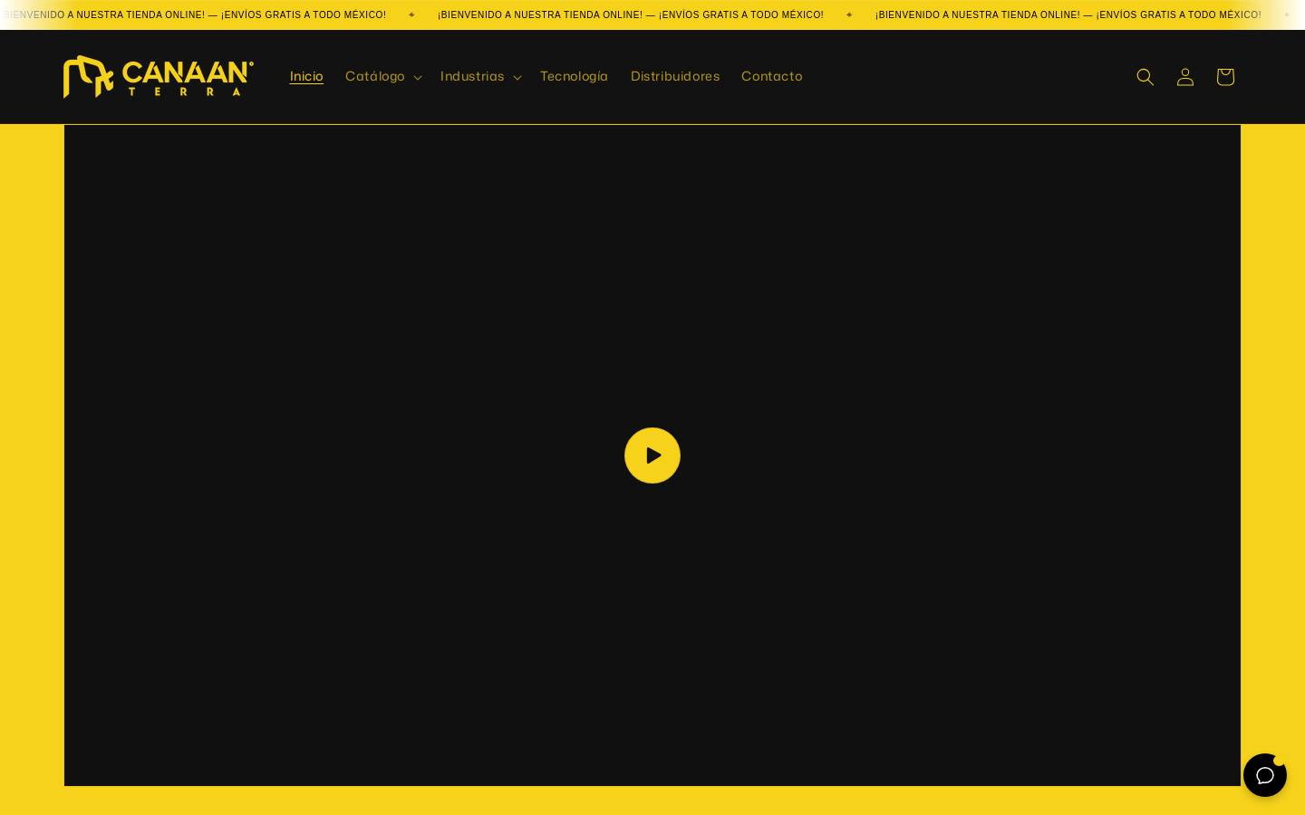 canaanterra.com homepage screenshot