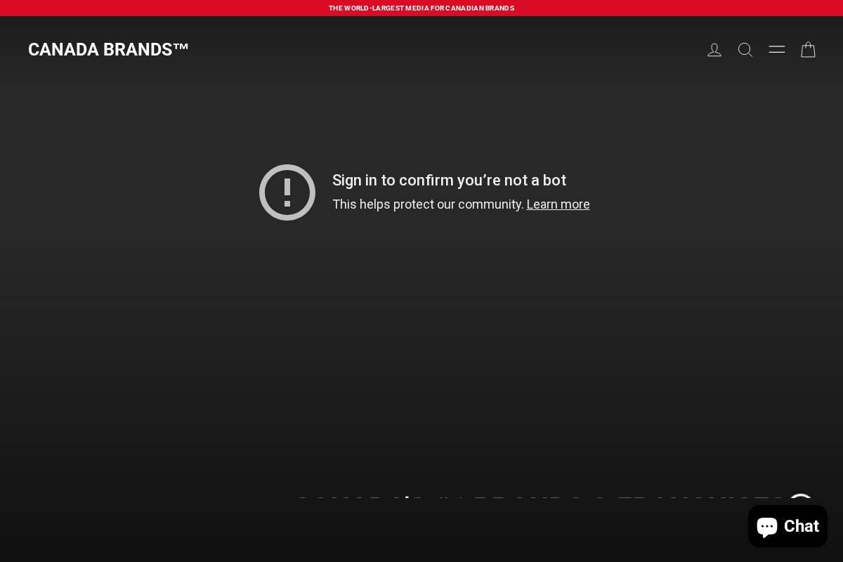 canada-brands.ca homepage screenshot