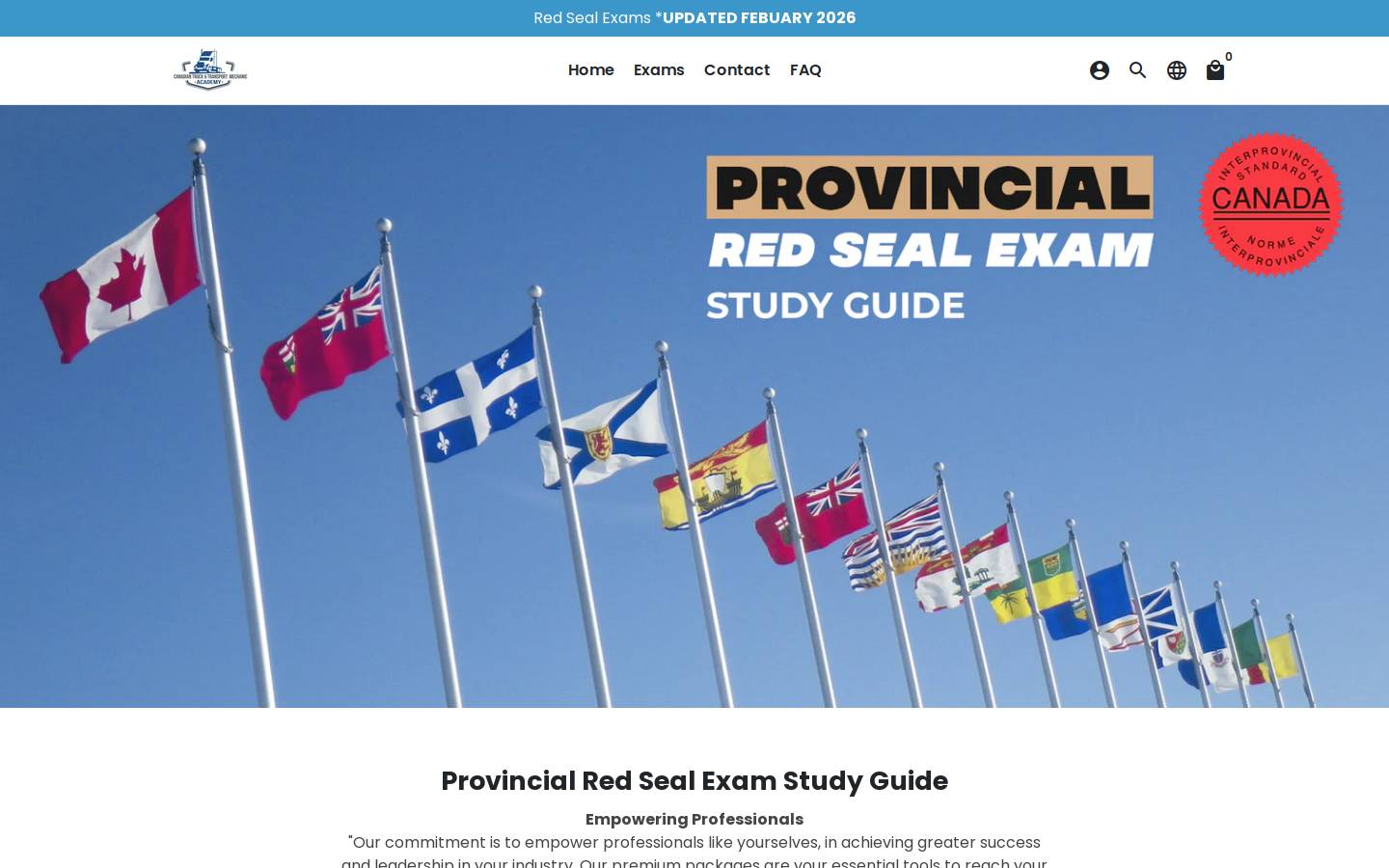 canadiantransportacademy.com homepage screenshot